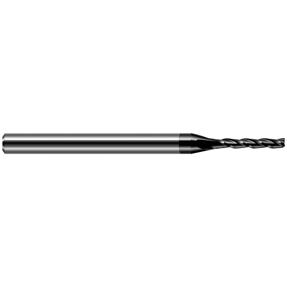 Harvey Tool - 1/16", 3/8" LOC, 1/8" Shank Diam, 2-1/2" OAL, 3 Flute, Solid Carbide Square End Mill - Exact Industrial Supply