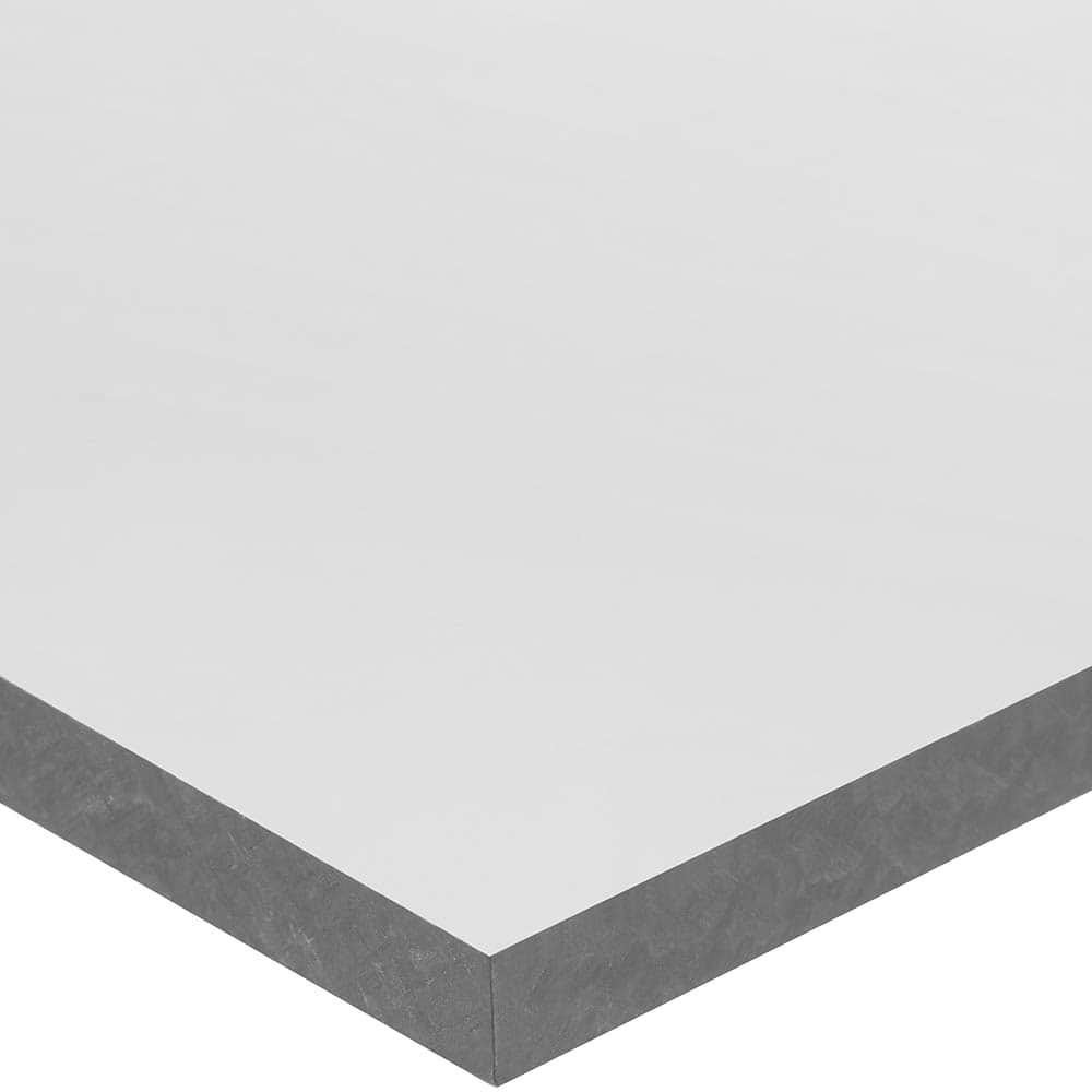 USA Sealing - Plastic Sheets; Material: PVC ; Thickness (Inch): 1/16 ; Width (Inch): 6.0000 ; Length (Inch): 6 ; Tensile Strength (psi): 7250 ; Color: Gray - Exact Industrial Supply