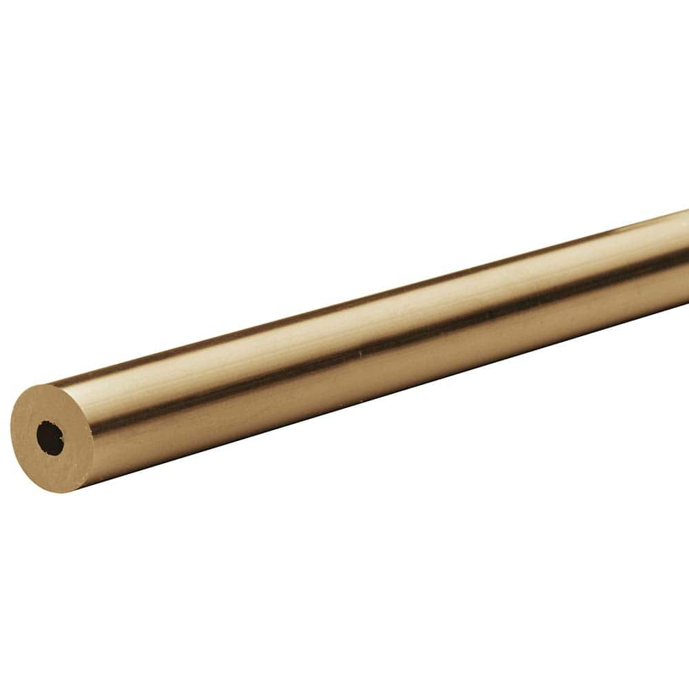 USA Sealing - Plastic Tubes; Material: ABS ; Inside Diameter (Inch): 1/8 ; Maximum Length (Inch): 12 ; Wall Thickness (Decimal Inch): 0.0620 ; Color: Beige ; Shape: Round - Exact Industrial Supply