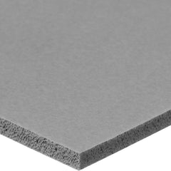 USA Sealing - Rubber & Foam Sheets; Material: Silicone ; Thickness (Inch): 1/8 ; Hardness: Medium ; Width (Inch): 12.0000 ; Length (Inch): 24 ; Color: Gray - Exact Industrial Supply