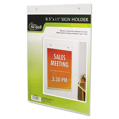 NuDell - Display & Organizer Accessories Type: Sign Holder For Use With: Signs - Benchmark Tooling