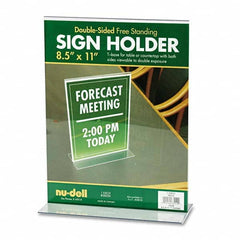 NuDell - Display & Organizer Accessories Type: Sign Holder For Use With: Signs - Benchmark Tooling