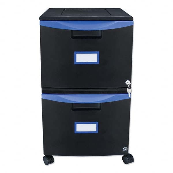 Storex - File Cabinets & Accessories Type: Mobile File Number of Drawers: 2 - Benchmark Tooling