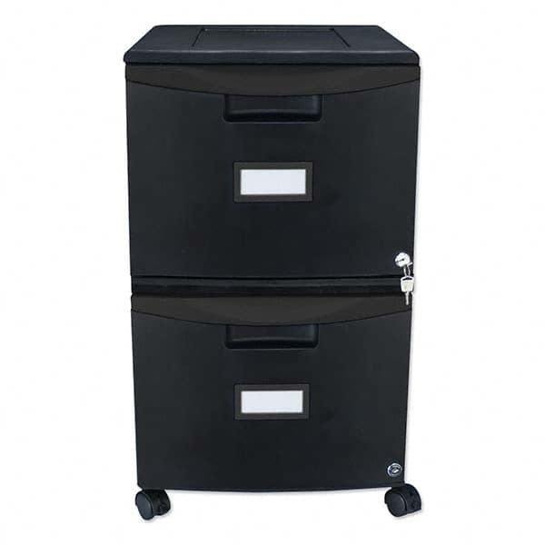 Storex - File Cabinets & Accessories Type: Mobile File Number of Drawers: 2 - Benchmark Tooling