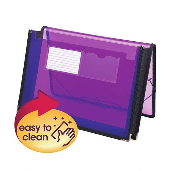 SMEAD - File Folders, Expansion Folders & Hanging Files Folder/File Type: Expanding Wallet Color: Purple - Benchmark Tooling