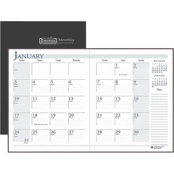 House of Doolittle - Note Pads, Writing Pads & Notebooks Writing Pads & Notebook Type: Monthly Planner Size: 11 x 8-1/2 - Benchmark Tooling