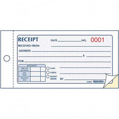 REDIFORM - Note Pads, Writing Pads & Notebooks Writing Pads & Notebook Type: Sales Order Book Size: 2-3/4 x 5 - Benchmark Tooling