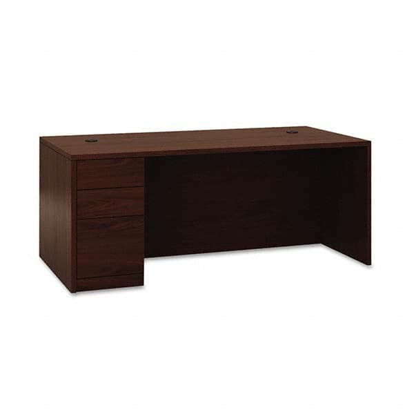 Hon - Office Desks Type: Single Pedestal w/Left Hand Return Center Draw: No - Benchmark Tooling