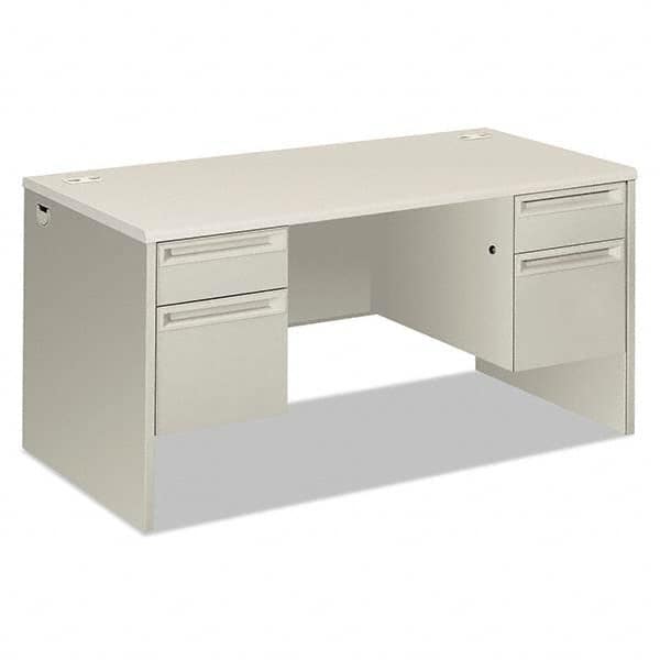 Hon - Office Desks Type: Double Pedestal Desk Center Draw: No - Benchmark Tooling