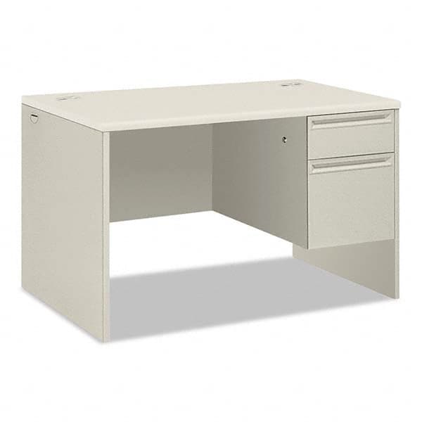 Hon - Office Desks Type: Single Pedestal w/Right Hand Return Center Draw: No - Benchmark Tooling