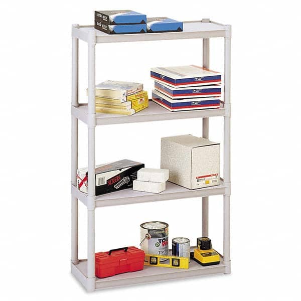 ICEBERG - Plastic Shelving Type: Open Shelving Shelf Capacity (Lb.): 75 - Benchmark Tooling