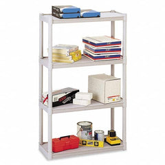 ICEBERG - Plastic Shelving Type: Open Shelving Shelf Capacity (Lb.): 75 - Benchmark Tooling