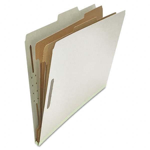 UNIVERSAL - File Folders, Expansion Folders & Hanging Files Folder/File Type: Classification Folders with Tob Tab Fastener Color: Gray - Benchmark Tooling