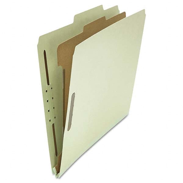 UNIVERSAL - File Folders, Expansion Folders & Hanging Files Folder/File Type: Classification Folders with Tob Tab Fastener Color: Gray; Green - Benchmark Tooling