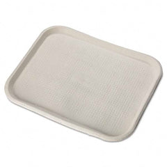 Chinet - Savaday Molded Fiber Food Trays, 14 x 18, White, Rectangular, 100/Carton - Benchmark Tooling