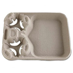 Chinet - Strongholder Molded Fiber Cup/Food Trays 8-44 oz 2-Cup Capacity 100/Carton - Benchmark Tooling