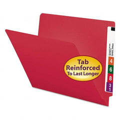 SMEAD - File Folders, Expansion Folders & Hanging Files Folder/File Type: File Folders with End Tab Color: Red - Benchmark Tooling