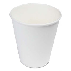 Boardwalk - Paper Hot Cups, 8 oz, White, 1000/Carton - Benchmark Tooling