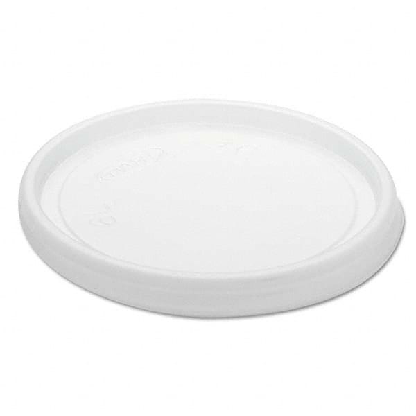 DART - Non-Vented Cup Lids, Fits 6 oz Cups, 2,3-1/2,4 oz Food Containers, Translucent, 1000/Carton - Benchmark Tooling