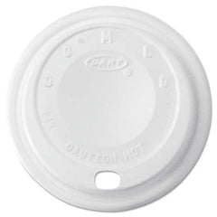 DART - Cappuccino Dome Sipper Lids, 8-10 oz Cups, White, 1000/Carton - Benchmark Tooling