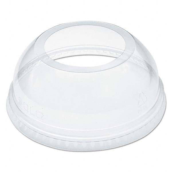 DART - Open-Top Dome Lid for 16-24 oz Plastic Cups, Clear, 1.9" Diam Hole, 1000/Carton - Benchmark Tooling