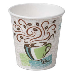 Dixie - PerfecTouch Paper Hot Cups, 10 oz, Coffee Haze, 1000/Carton - Benchmark Tooling