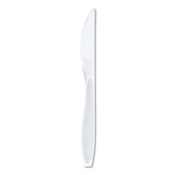 DART - Impress Heavyweight Full-Length Polystyrene Cutlery, Knife, White, 1000/Carton - Benchmark Tooling