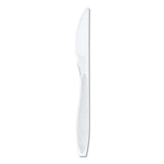 DART - Impress Heavyweight Full-Length Polystyrene Cutlery, Knife, White, 1000/Carton - Benchmark Tooling