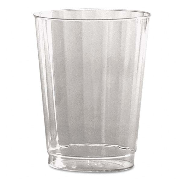 WNA - Classic Crystal Plastic Tumblers, 10 oz, Clear, Fluted, Tall, 12/Pack - Benchmark Tooling