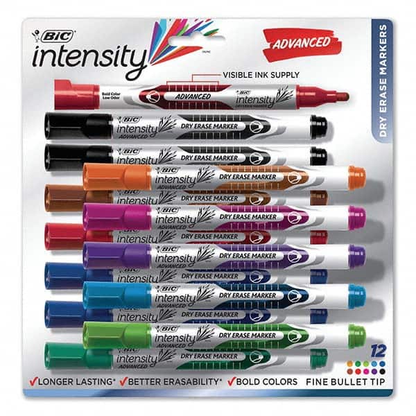 Bic - Dry Erase Markers & Accessories Display/Marking Boards Accessory Type: Dry Erase Markers For Use With: Dry Erase Marker Boards - Benchmark Tooling