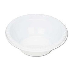 Tablemate Products - Plastic Dinnerware, Bowls, 5 oz, White, 125/Pack - Benchmark Tooling