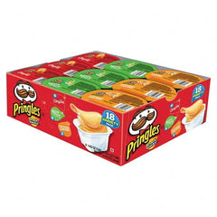 Pringles - Snacks, Cookies, Candy & Gum Breakroom Accessory Type: Potato Chips Breakroom Accessory Description: Potato Chips, Variety Pack, 0.74 oz Canister, 18/Box - Benchmark Tooling