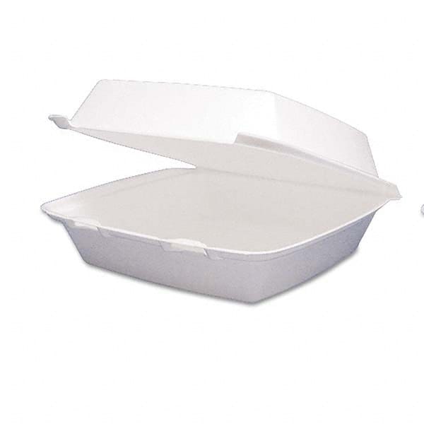 DART - Carryout Food Container, Foam Hinged 1-Comp, 9 1/2 x 9 1/4 x 3, 200/Carton - Benchmark Tooling