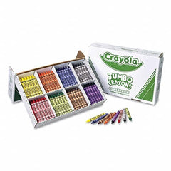 Crayola - Markers & Paintsticks Type: All Purpose Wax Crayon Color: Black; Blue; Brown; Green; Orange; Red; Violet; Yellow - Benchmark Tooling