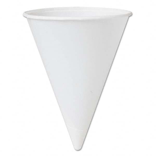 DART - Bare Treated Paper Cone Water Cups, 4-1/4 oz, White, 200/Bag - Benchmark Tooling