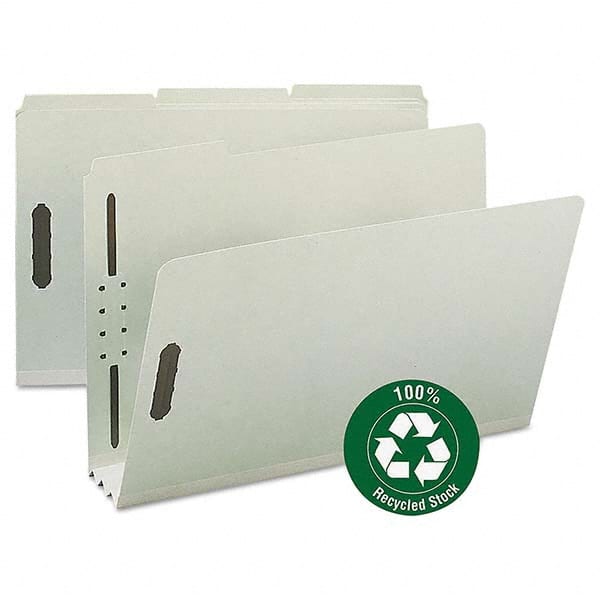 SMEAD - File Folders, Expansion Folders & Hanging Files Folder/File Type: Classification Folders with Tob Tab Fastener Color: Green - Benchmark Tooling