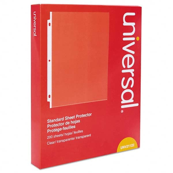 UNIVERSAL - Document Protectors Type: Sheet Protectors-Ring Binder Width (Inch): 11 - Benchmark Tooling
