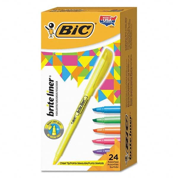 Bic - Markers & Paintsticks Type: Highlighter Color: Yellow; Orange; Pink; Green; Blue - Benchmark Tooling