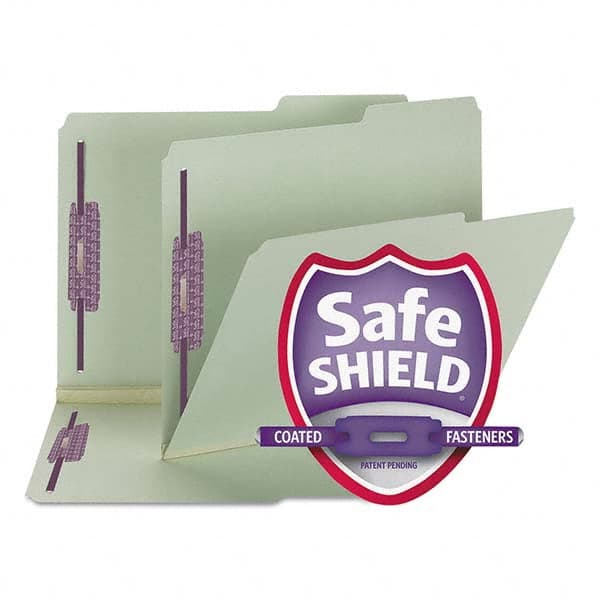 SMEAD - File Folders, Expansion Folders & Hanging Files Folder/File Type: File Folders with Top Tab Fastener Color: Green - Benchmark Tooling