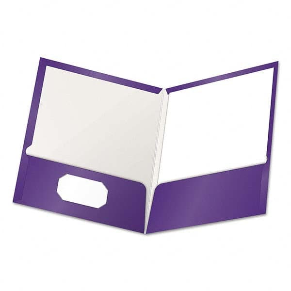 OXFORD - File Folders, Expansion Folders & Hanging Files Folder/File Type: Pocket Folders Color: Purple - Benchmark Tooling