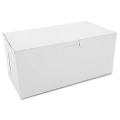 SCT - Non-Window Bakery Boxes, 9 x 5 x 4, White, 250/Carton - Benchmark Tooling