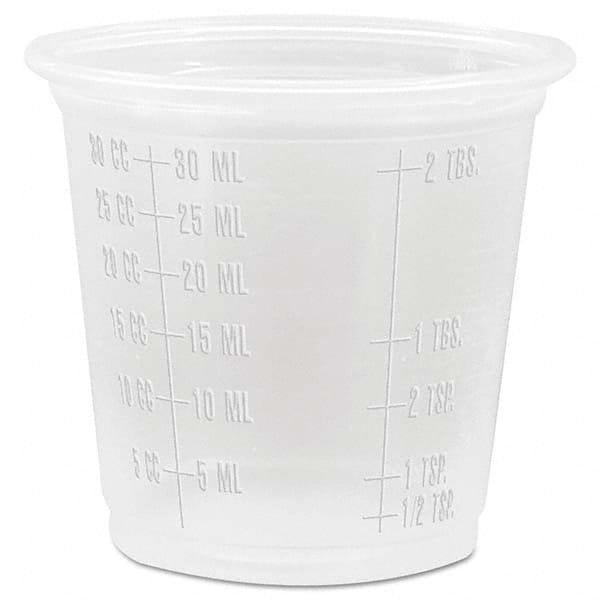 DART - Conex Complements Graduated Plastic Portion Cups, 1.25 oz, Translucent, 2500/CT - Benchmark Tooling