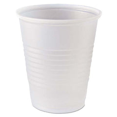 Fabri-Kal - RK Ribbed Cold Drink Cups, 5 oz, Clear, 2500/Carton - Benchmark Tooling