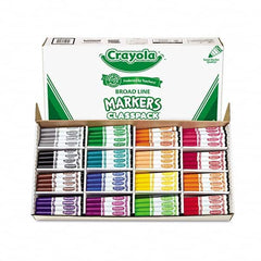 Crayola - Markers & Paintsticks Type: Marker Color: Black; Blue; Brown; Dolphin Gray; Flamingo Pink; Green; Iguana Green; Orange; Raspberry; Red; Royal Purple; Sandy Tan; Tiger Orange; Turquoise; Violet; Yellow - Benchmark Tooling