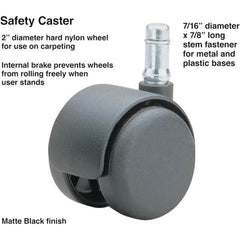 Master Caster - Cushions, Casters & Chair Accessories Type: Caster Set For Use With: Office and Home Furniture - Benchmark Tooling