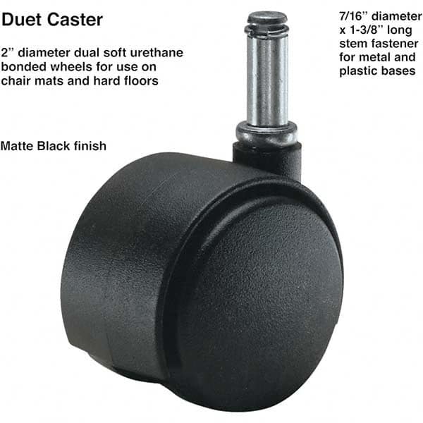 Master Caster - Cushions, Casters & Chair Accessories Type: Caster Set For Use With: Office and Home Furniture - Benchmark Tooling