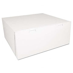 SCT - Bakery Boxes, White, Paperboard,14 x 14 x 6, 50/Carton - Benchmark Tooling