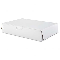 SCT - Tuck-Top Bakery Boxes, 19w x 14d x 4h, White, 50/Carton - Benchmark Tooling