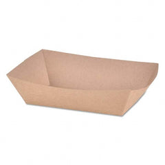 SCT - Paper Food Baskets, Brown Kraft, 2 lb Capacity, 1000/Carton - Benchmark Tooling