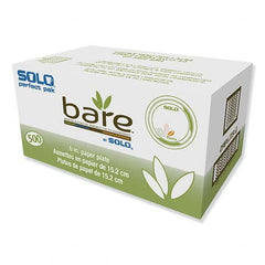 DART - Bare Paper Eco-Forward Dinnerware, 6" Plate, Green/Tan, 500/Carton - Benchmark Tooling